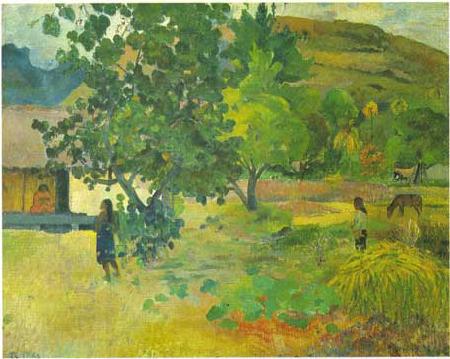 Paul Gauguin La maison